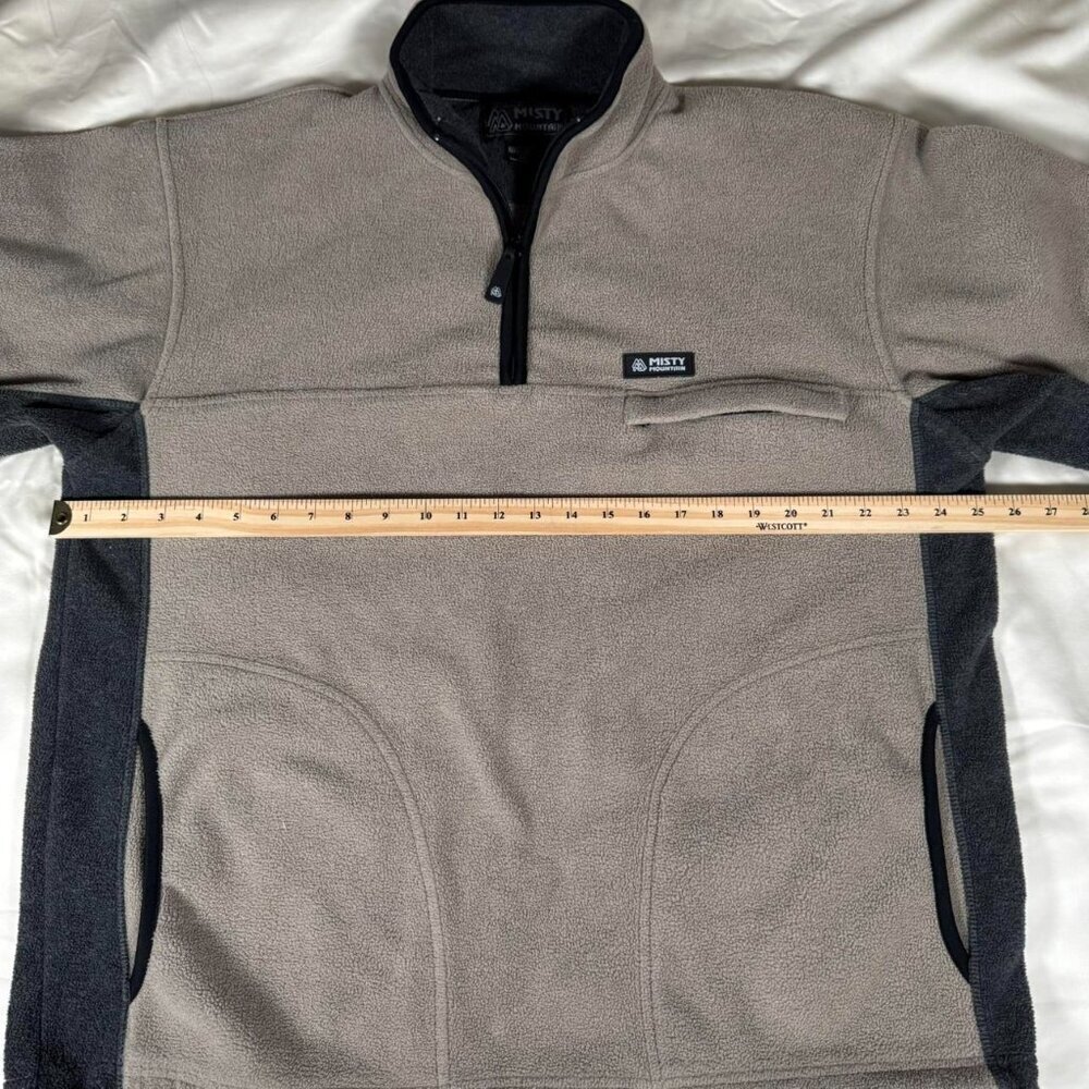 Vintage 90s misty mountain fleece pullover - Picture 7 of 7